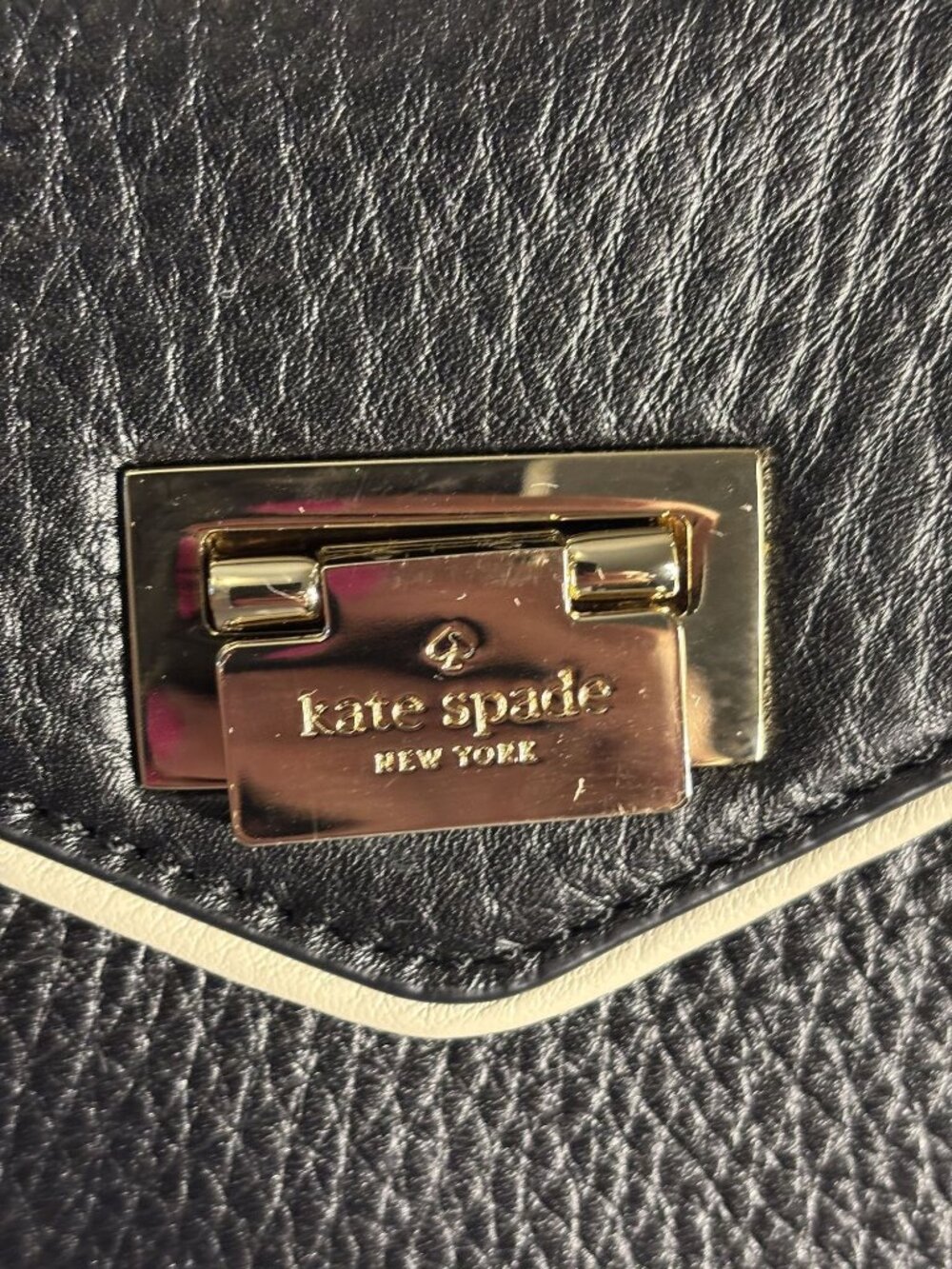 Kate Spade Natalie Wesley Place leather envelope crossbody bag features pebbled - Picture 8 of 11
